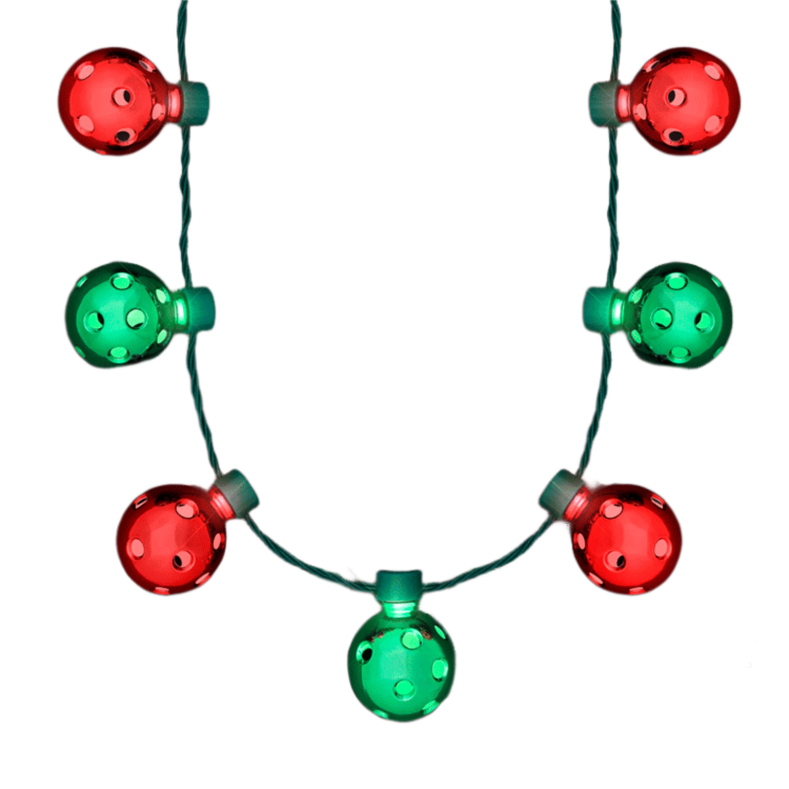 Light Up Christmas Metallic Shine Through Disco Balls Necklace All Products Light Up Christmas Metallic Shine Through Disco Balls Necklace All Products 2