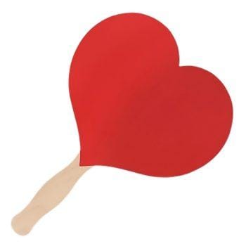 Heart Shaped Non Light Up Red Hand Fan All Products Heart Shaped Non Light Up Red Hand Fan All Products