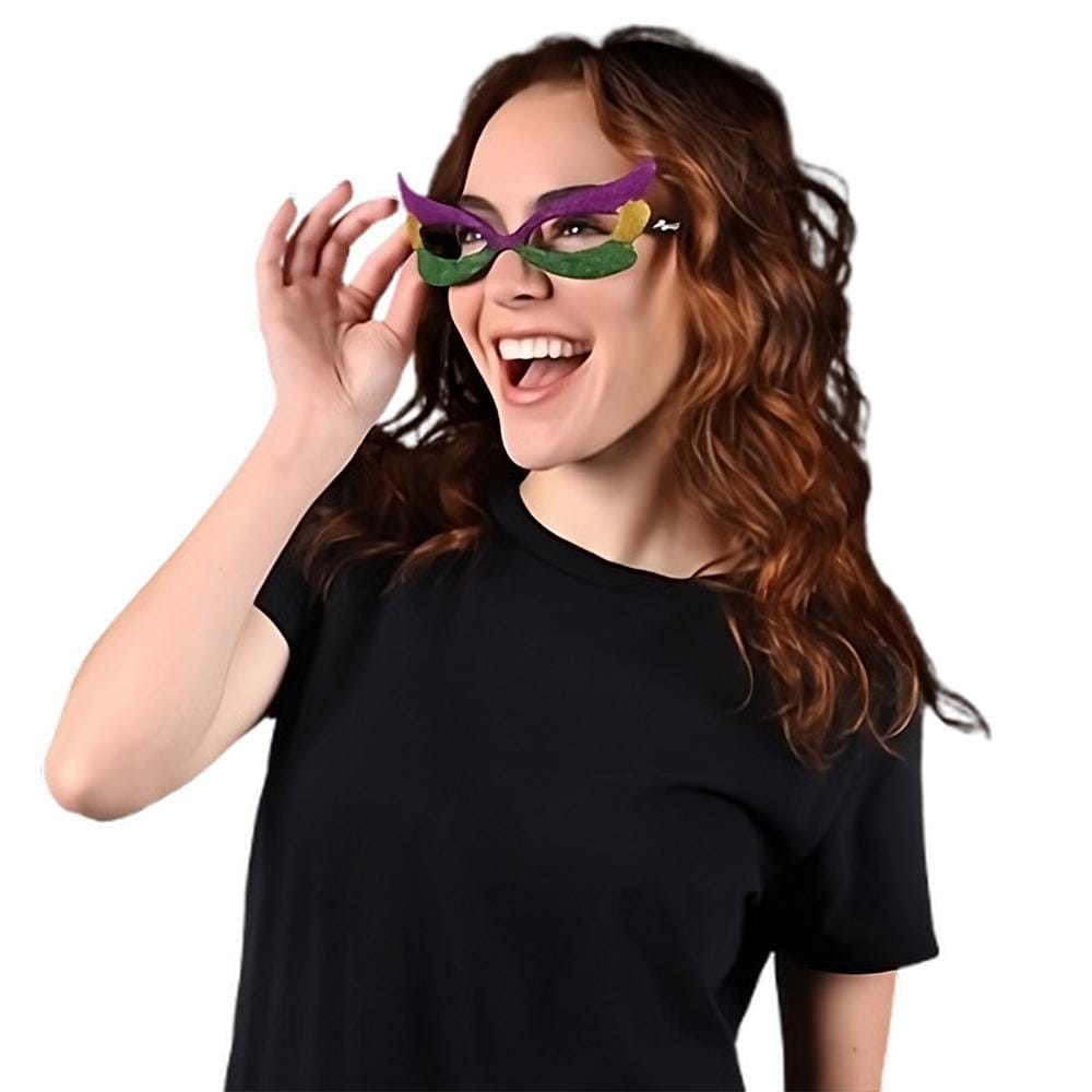 Sparkling Glitter Eyeglasses Mask for Mardi Gras New Orleans All Products Sparkling Glitter Eyeglasses Mask for Mardi Gras New Orleans All Products