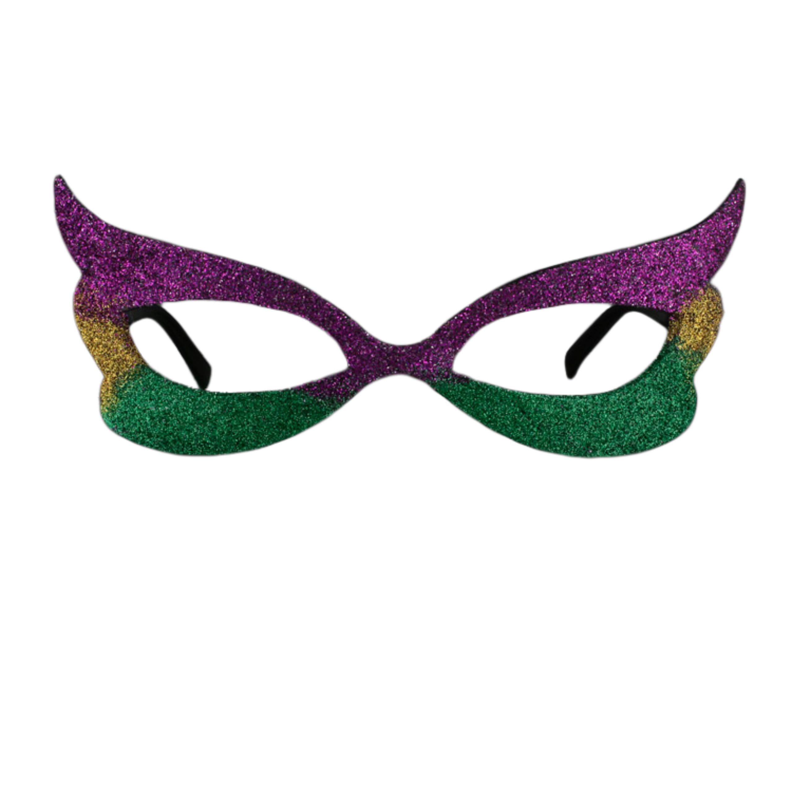 Sparkling Glitter Eyeglasses Mask for Mardi Gras New Orleans All Products Sparkling Glitter Eyeglasses Mask for Mardi Gras New Orleans All Products 2