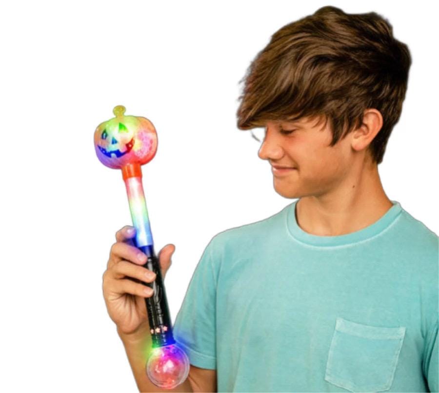 16 Inch Flashing Multicolor Pumpkin Scepter Wand All Products 16 Inch Flashing Multicolor Pumpkin Scepter Wand All Products