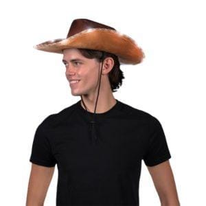 Light Up Shiny Satin Metallic Space Cowboy Hat Brown Light Up Shiny Satin Metallic Space Cowboy Hat Brown