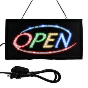 Multicolor LED Open Bar Sign Multicolor LED Open Bar Sign