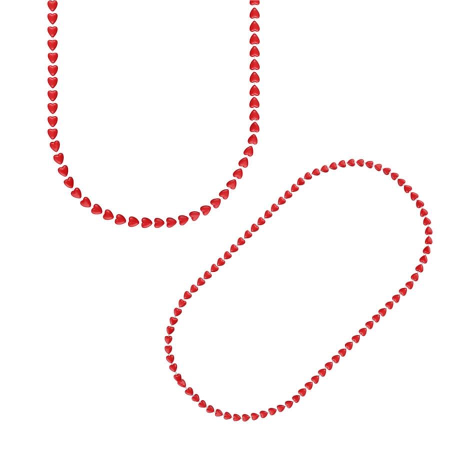 12 Pcs Unlit Mini Love Heart Opaque Bead Necklace All Products 12 Pcs Unlit Mini Love Heart Opaque Bead Necklace All Products 4