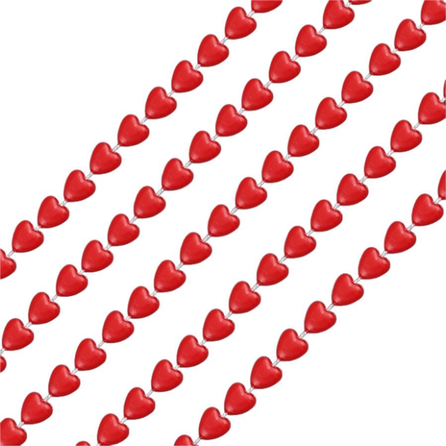 12 Pcs Unlit Mini Love Heart Opaque Bead Necklace All Products 12 Pcs Unlit Mini Love Heart Opaque Bead Necklace All Products 2