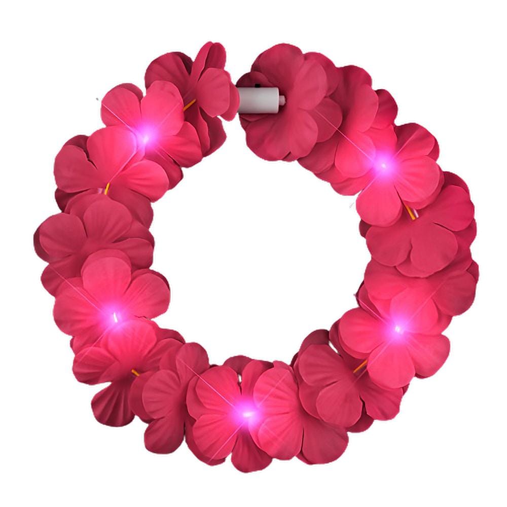 Island Girl Tropical Flower Crown Lei Headband Pink All Products Island Girl Tropical Flower Crown Lei Headband Pink All Products 3