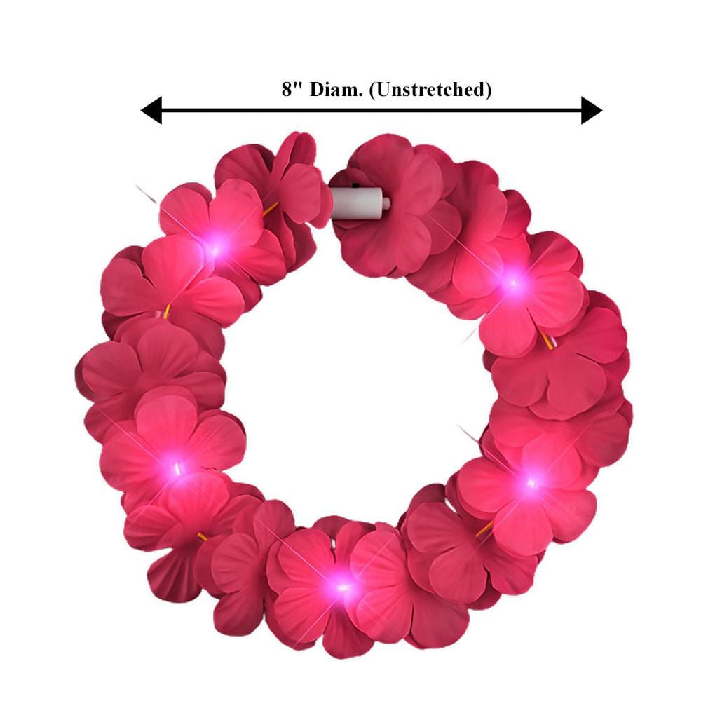 Island Girl Tropical Flower Crown Lei Headband Pink All Products Island Girl Tropical Flower Crown Lei Headband Pink All Products 5