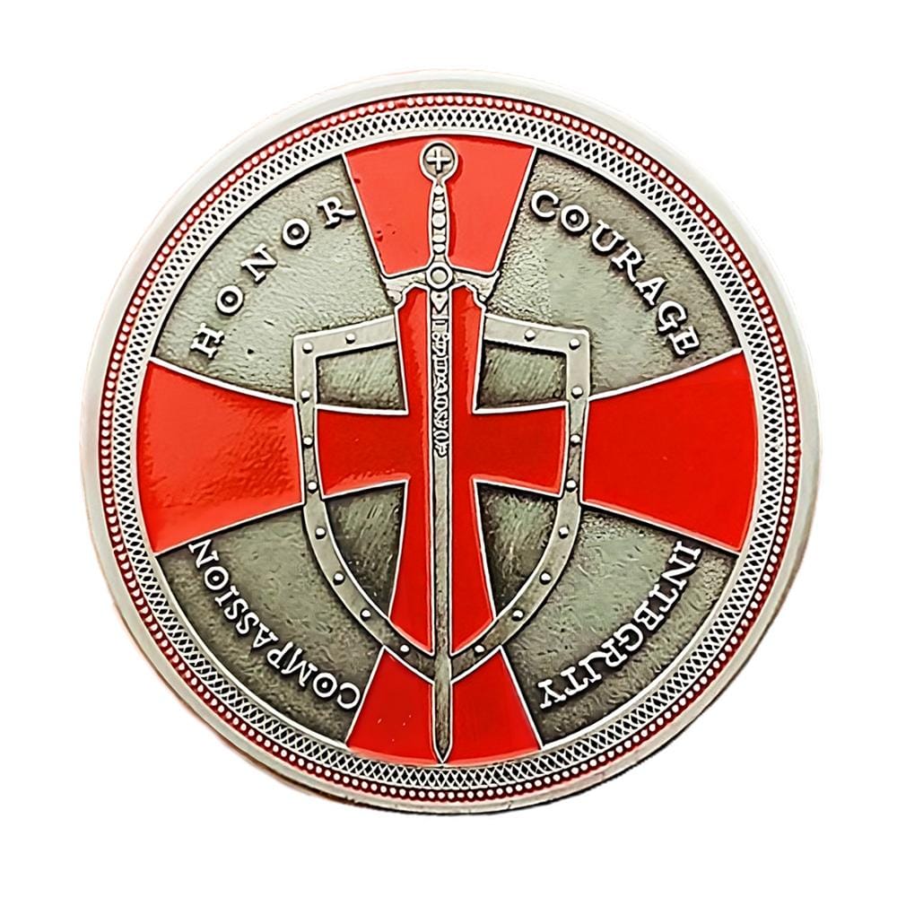 Knights Templar Crusader Shield Token Commemorative Religious Coin All Products Knights Templar Crusader Shield Token Commemorative Religious Coin All Products 2