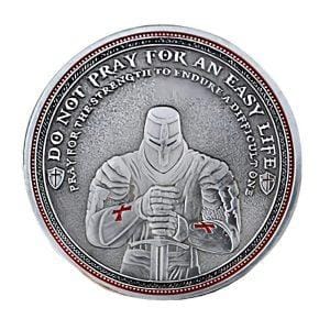 Knights Templar Crusader Shield Token Commemorative Religious Coin Knights Templar Crusader Shield Token Commemorative Religious Coin