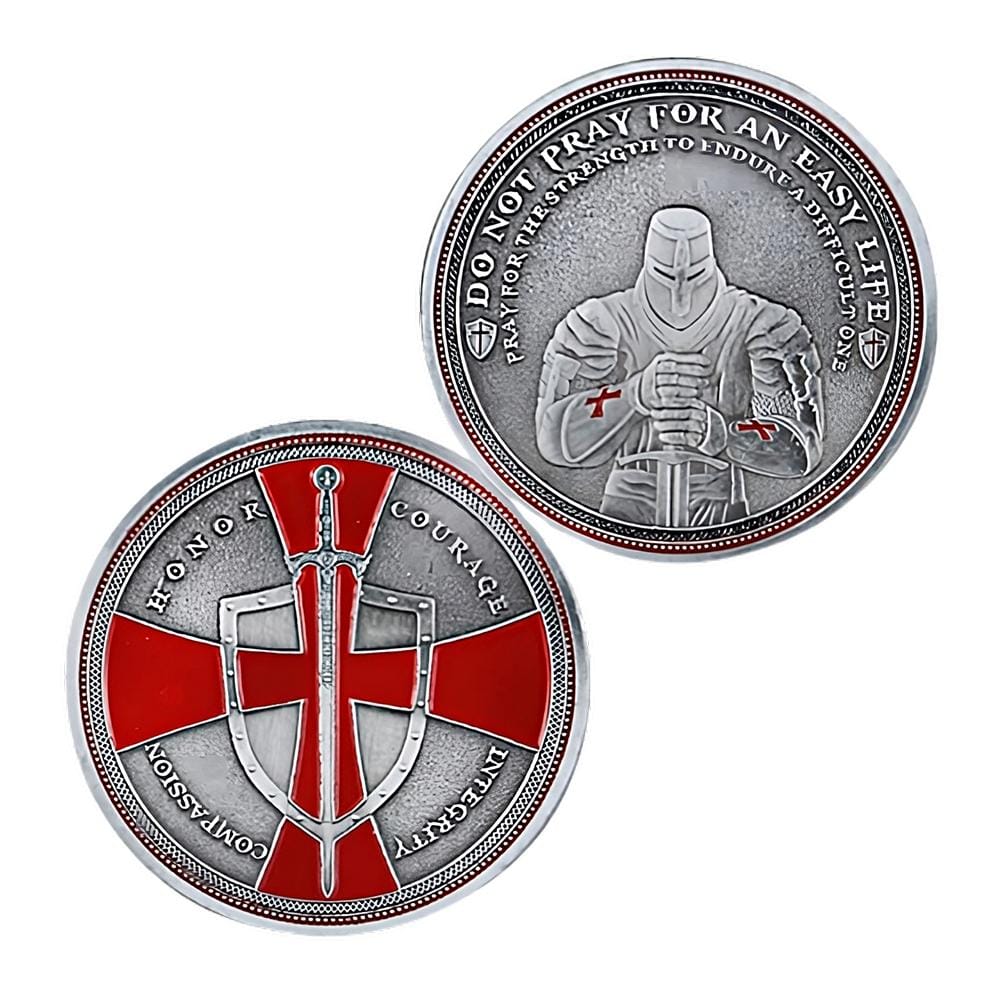 Knights Templar Crusader Shield Token Commemorative Religious Coin All Products Knights Templar Crusader Shield Token Commemorative Religious Coin All Products 3