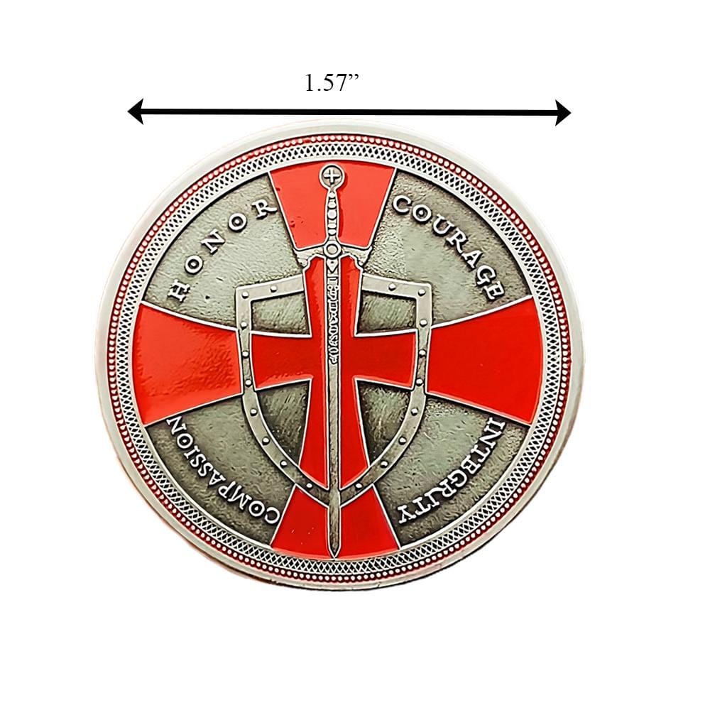 Knights Templar Crusader Shield Token Commemorative Religious Coin All Products Knights Templar Crusader Shield Token Commemorative Religious Coin All Products 4