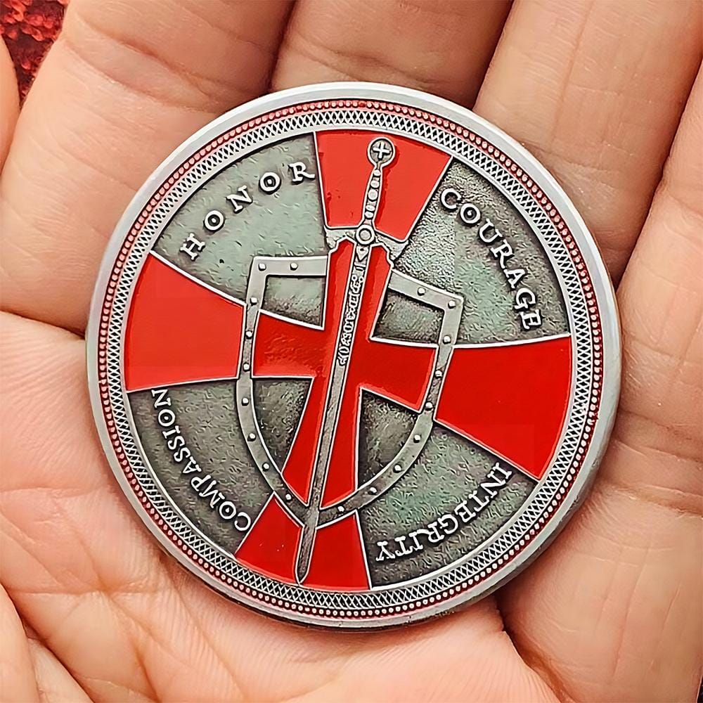 Knights Templar Crusader Shield Token Commemorative Religious Coin All Products Knights Templar Crusader Shield Token Commemorative Religious Coin All Products 5