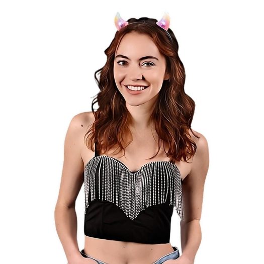 Light Up Crystal Prism Devil Horns Multicolor All Products 3