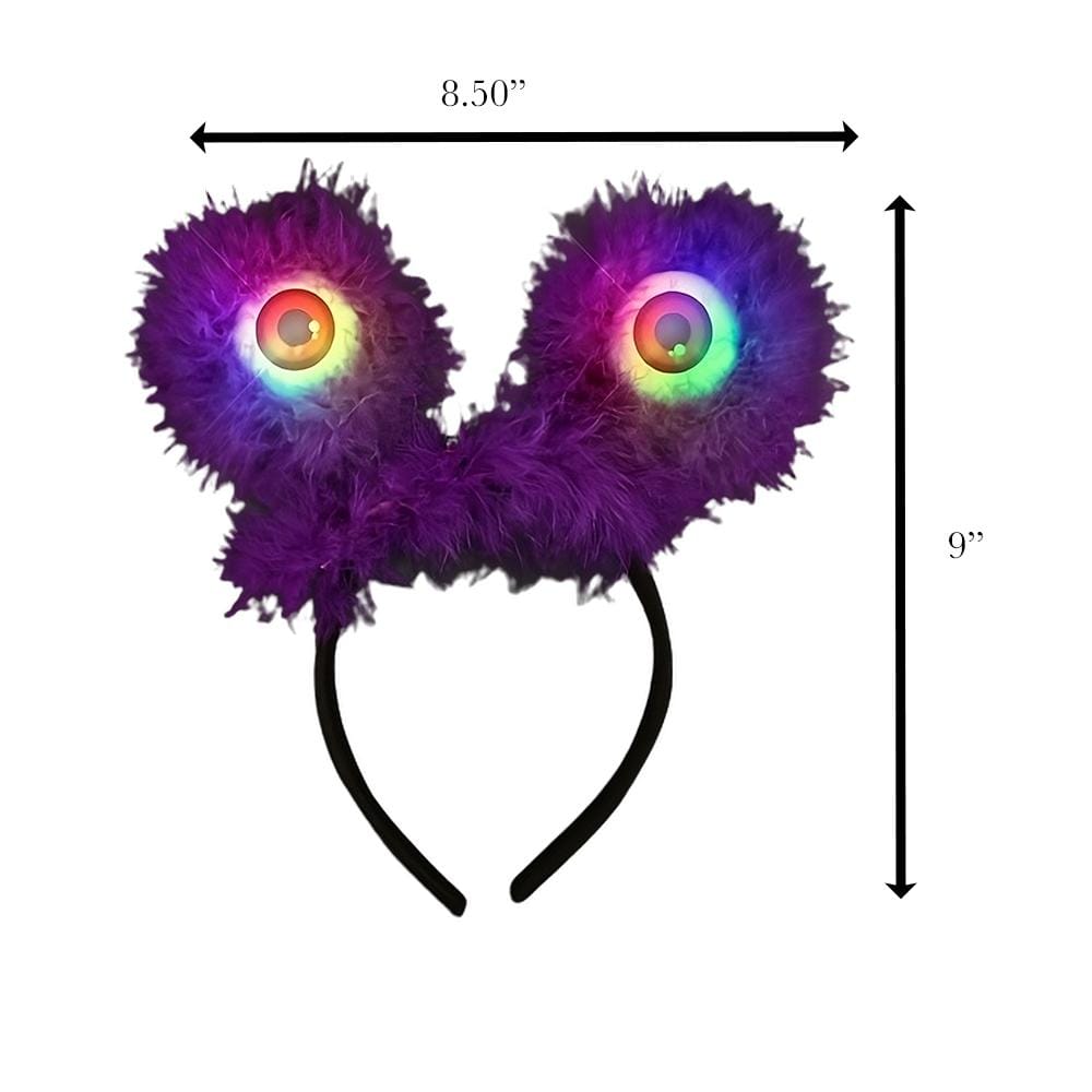 Light Up Furry Monster Wiggly Eyes Head Bopper All Products Light Up Furry Monster Wiggly Eyes Head Bopper All Products 3
