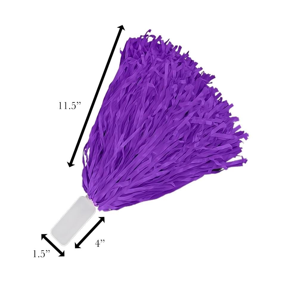 Non Light Up Short Handle Cheer Pom poms Purple All Products Non Light Up Short Handle Cheer Pom poms Purple All Products 2