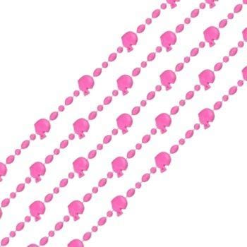 Football Helmet Bead Necklaces Pastel Pink Pack of 12 All Products