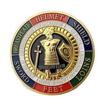 Solemnity Edition Put on the Whole Armor of God Christian Gold Plated Coin All Products Solemnity Edition Put on the Whole Armor of God Christian Gold Plated Coin All Products