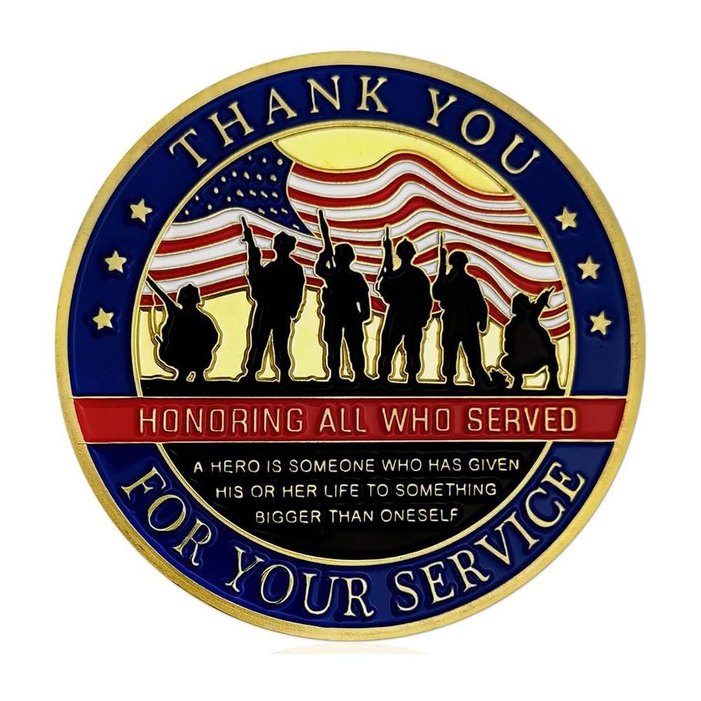 Thank you for Your Service Honor the Veterans Gold Plated Appreciation Coin All Products Thank you for Your Service Honor the Veterans Gold Plated Appreciation Coin All Products