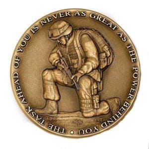 The Task Ahead of You Military Spiritual Sentinel Commemorative Coin The Task Ahead of You Military Spiritual Sentinel Commemorative Coin