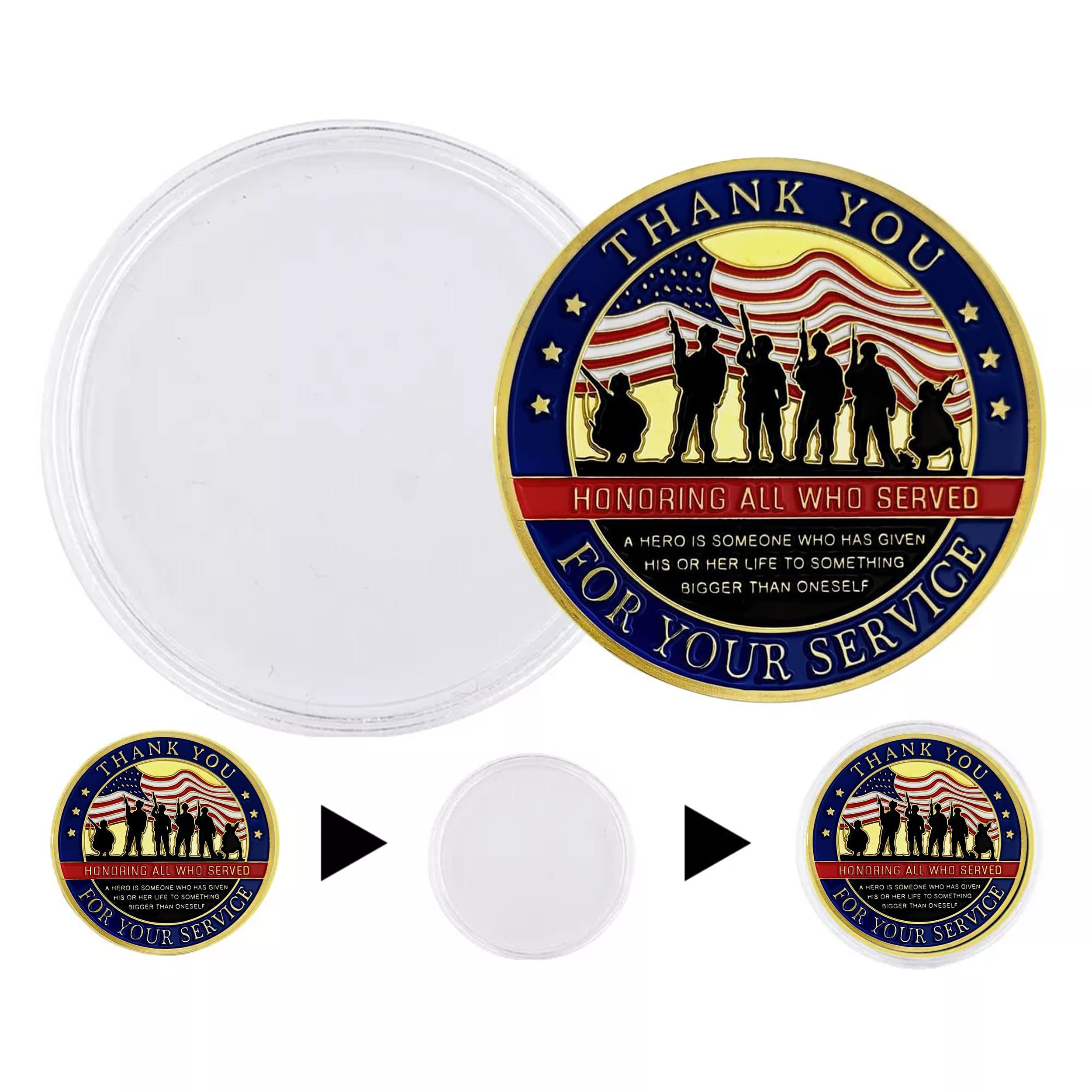 Thank you for Your Service Honor the Veterans Gold Plated Appreciation Coin All Products Thank you for Your Service Honor the Veterans Gold Plated Appreciation Coin All Products 5