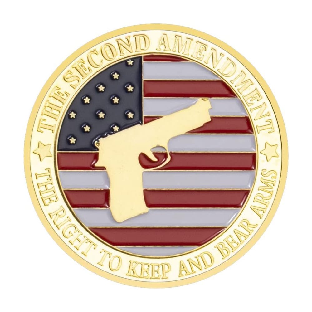 USA The Second Amendment Military Guns Gold Plated Challenge Coin All Products USA The Second Amendment Military Guns Gold Plated Challenge Coin All Products 3