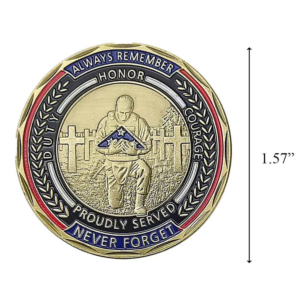 We Stand for the Flag We Kneel for the Fallen Commemorative Veteran Tribute Gold Plated Coin All Products We Stand for the Flag We Kneel for the Fallen Commemorative Veteran Tribute Gold Plated Coin All Products 2