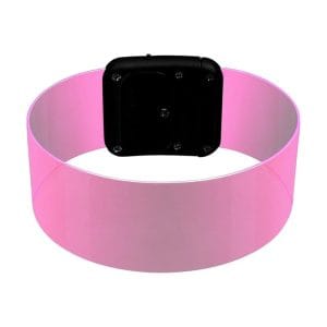 Cosmic Pink LED Bracelets Magnetic Clasp