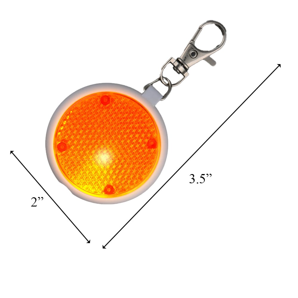 Orange Round Personal Safety Emergency Keychain Set Flashlight Blinkers All Products Orange Round Personal Safety Emergency Keychain Set Flashlight Blinkers All Products 2