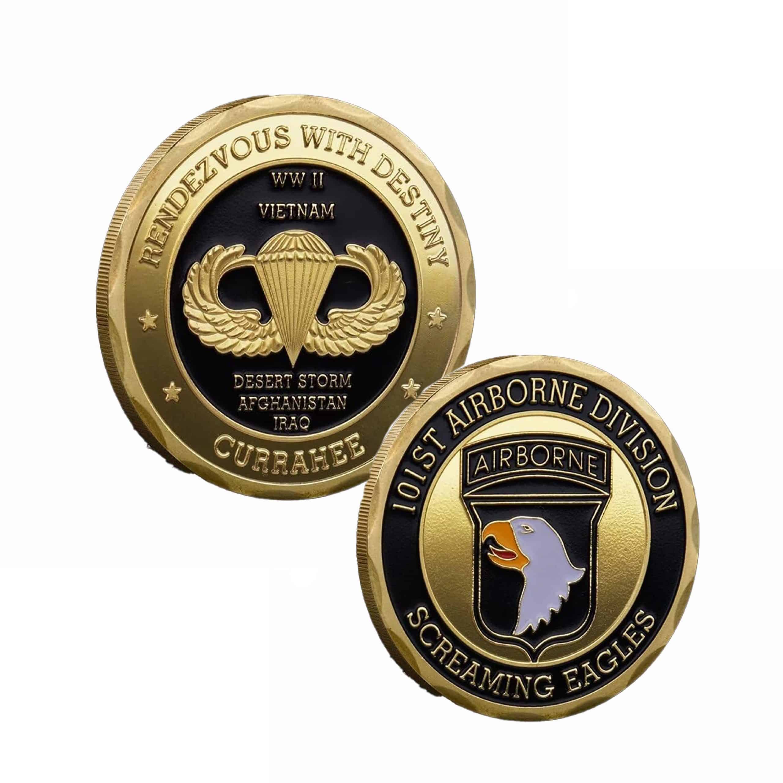 101st Airborne Division Screaming Eagles US Military Commemorative Gold Coin All Products 101st Airborne Division Screaming Eagles US Military Commemorative Gold Coin All Products 4