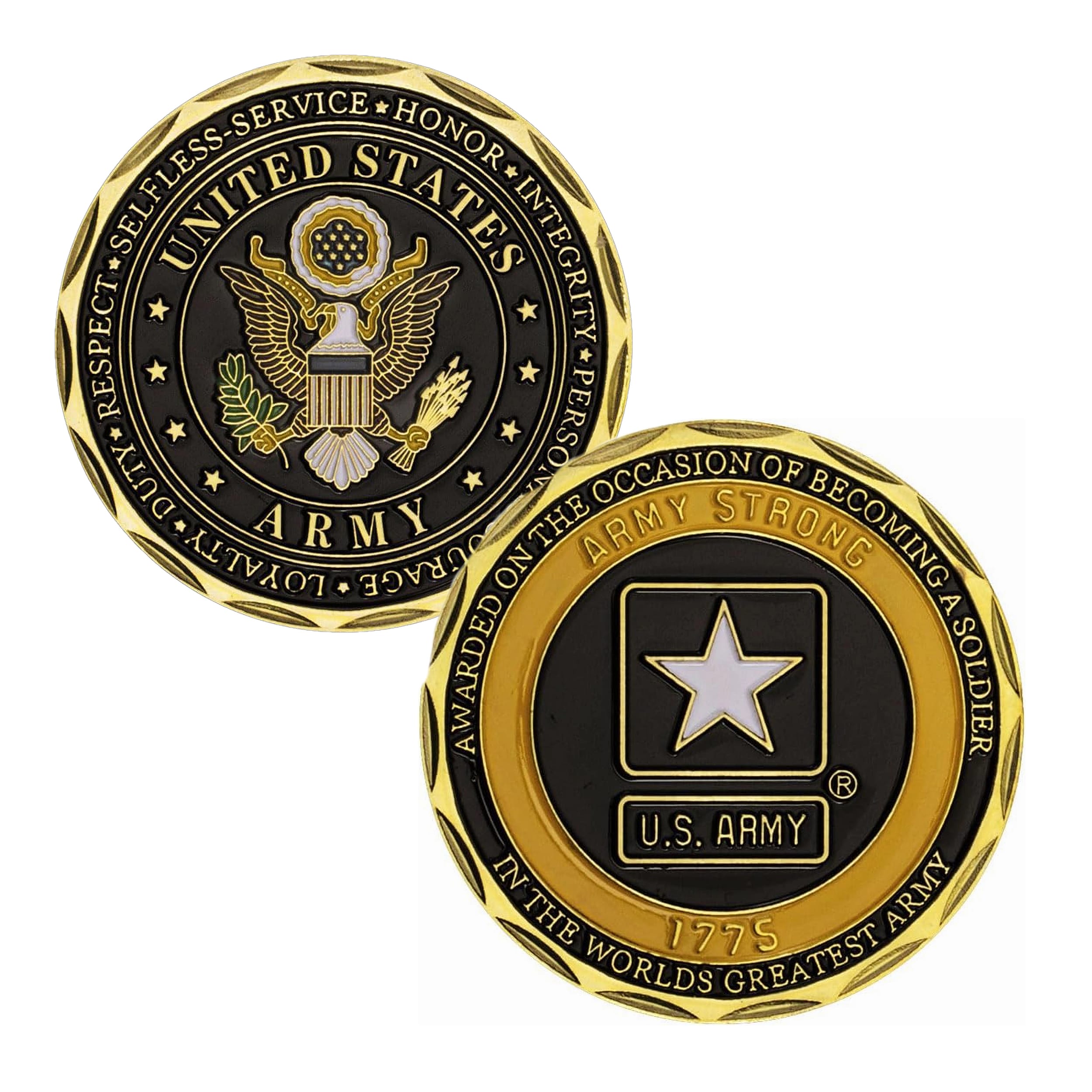 US Army Military Honor Medal Commemorative Gold Plated Coin All Products US Army Military Honor Medal Commemorative Gold Plated Coin All Products 4