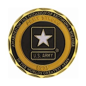 US Army Military Honor Medal Commemorative Gold Plated Coin US Army Military Honor Medal Commemorative Gold Plated Coin