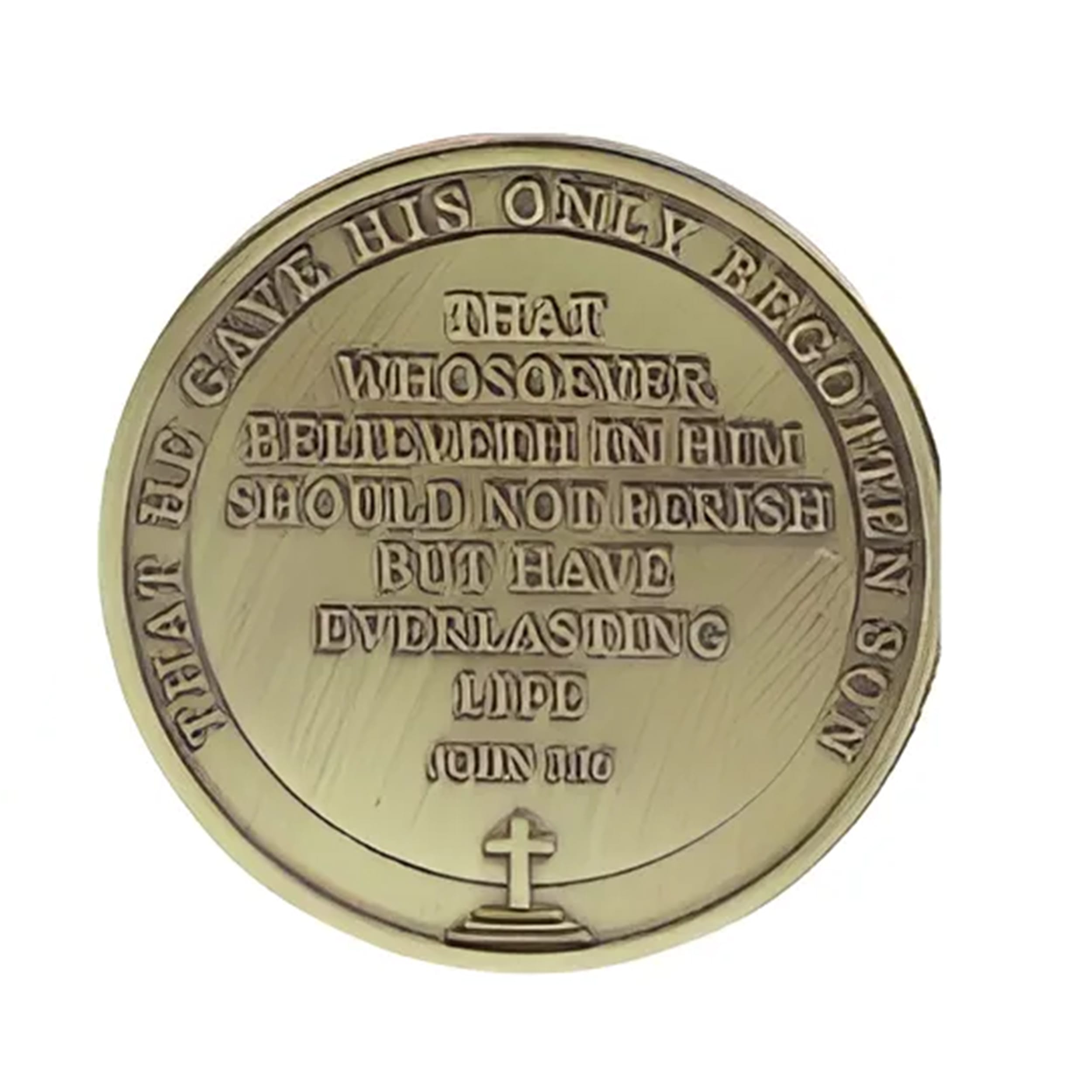 Jesus God is Love Commemorative Christian Bronze Coin All Products Jesus God is Love Commemorative Christian Bronze Coin All Products 3