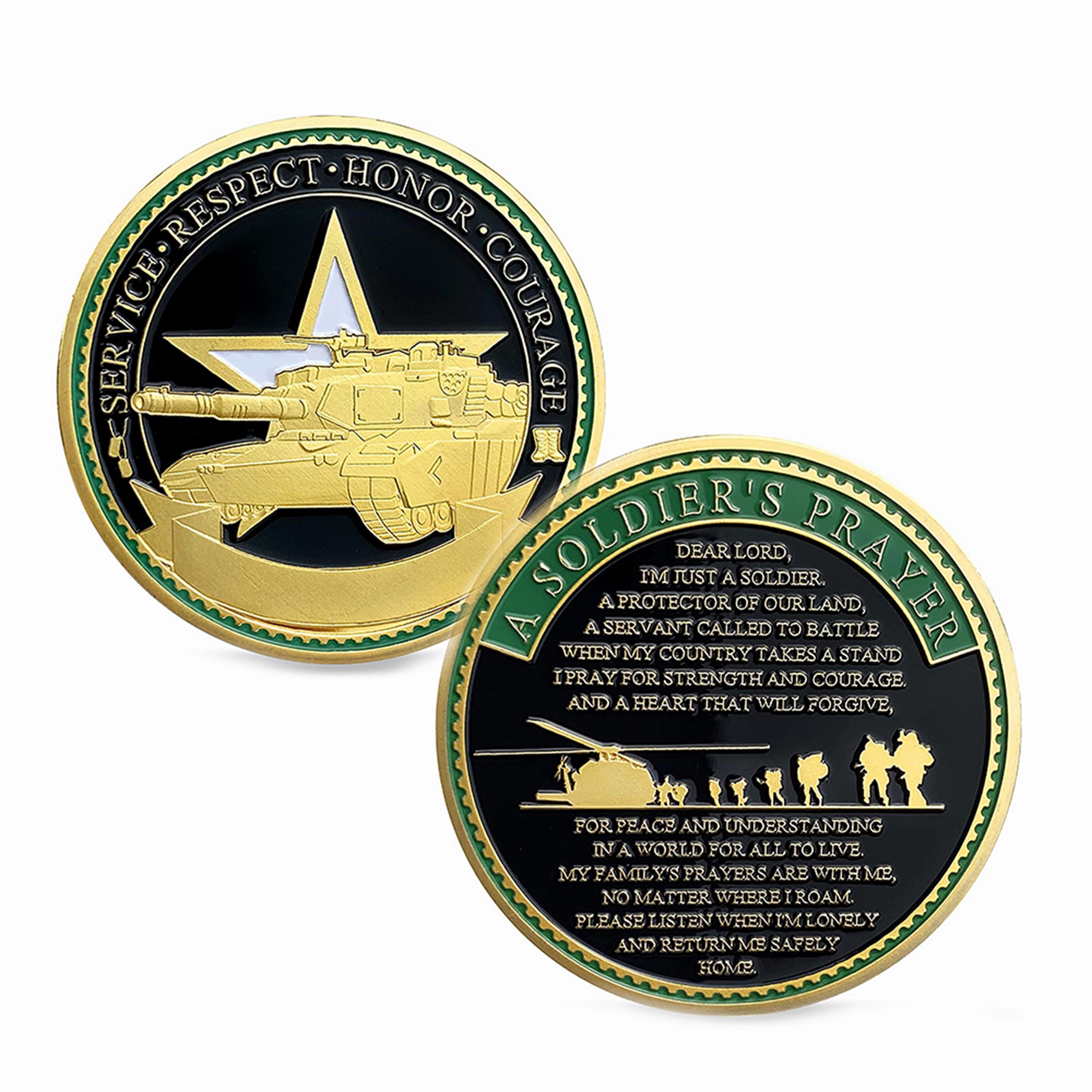 Military Prayer Gold Plated Coin for Soldiers All Products Military Prayer Gold Plated Coin for Soldiers All Products 4