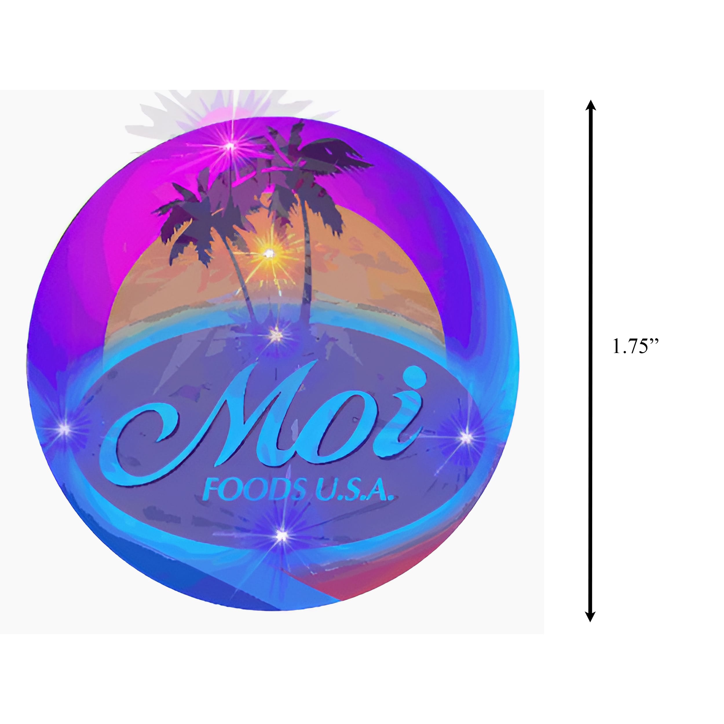 Palm Trees in the Sunset Flashing Body Light Lapel Pin with Logo All Body Lights and Blinkees Palm Trees in the Sunset Flashing Body Light Lapel Pin with Logo All Body Lights and Blinkees 3
