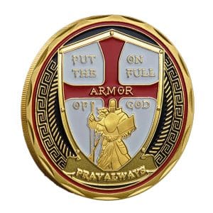 Warrior Edition Put on the Whole Armor of God Christian God Plated Coin Warrior Edition Put on the Whole Armor of God Christian God Plated Coin