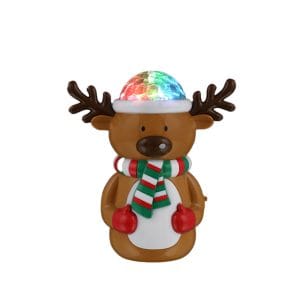 Light Up Christmas Reindeer Glowing Prism Projector Light Up Christmas Reindeer Glowing Prism Projector