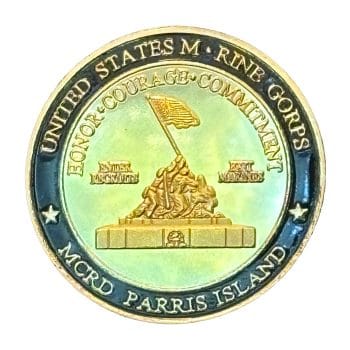 Marine Corps Recruit Depot MCRD Parris Island Challenge Gold Plated Coin All Products Marine Corps Recruit Depot MCRD Parris Island Challenge Gold Plated Coin All Products