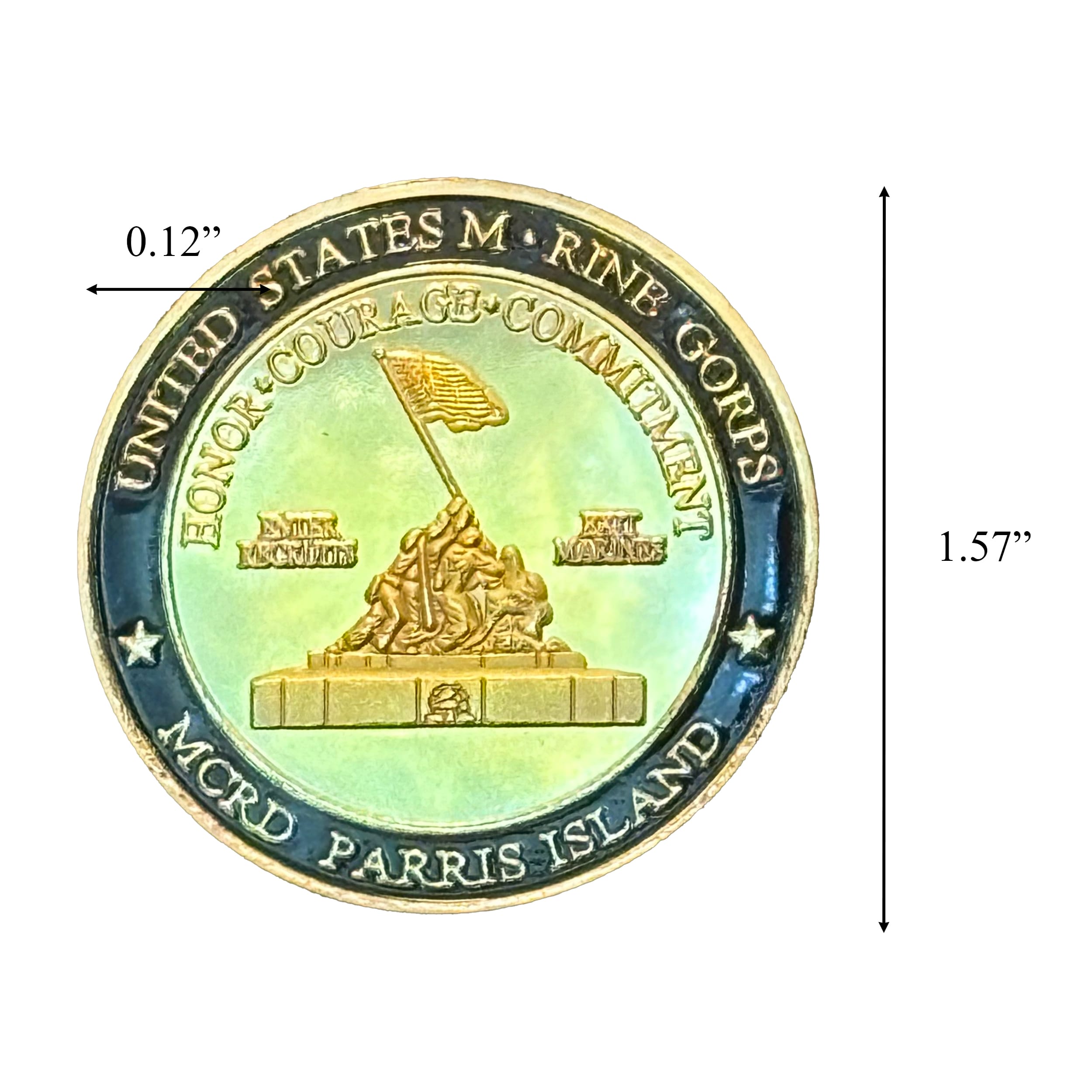Marine Corps Recruit Depot MCRD Parris Island Challenge Gold Plated Coin All Products Marine Corps Recruit Depot MCRD Parris Island Challenge Gold Plated Coin All Products 5