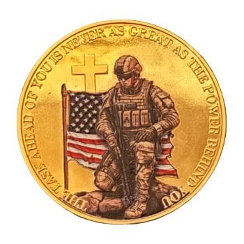 Sniper The Task Ahead of You Challenge Tribute Gold Plated Coin All Products