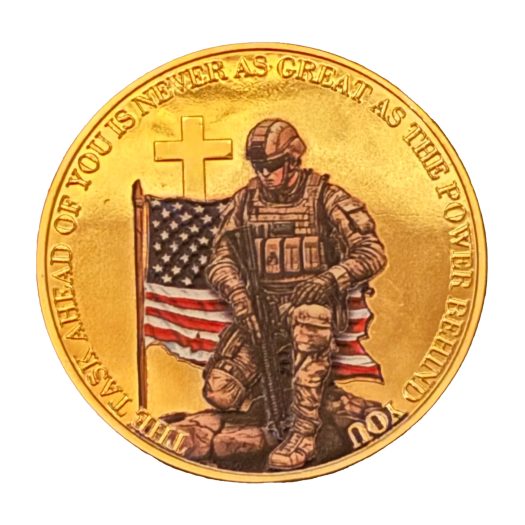 Sniper The Task Ahead of You Challenge Tribute Gold Plated Coin All Products