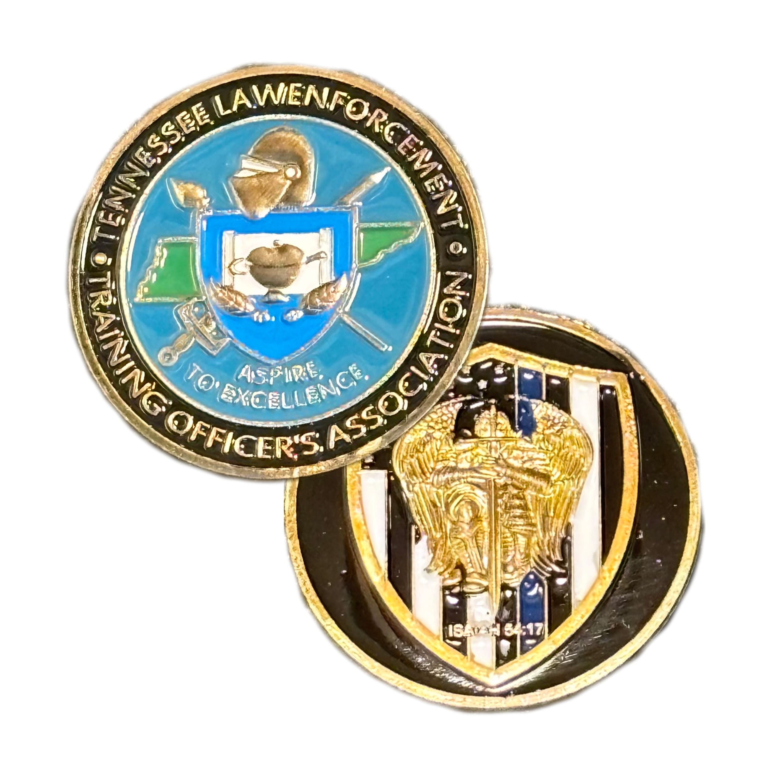 Tennessee Law Enforcement Training Officers Association Gold Plated Coin All Products Tennessee Law Enforcement Training Officers Association Gold Plated Coin All Products 4