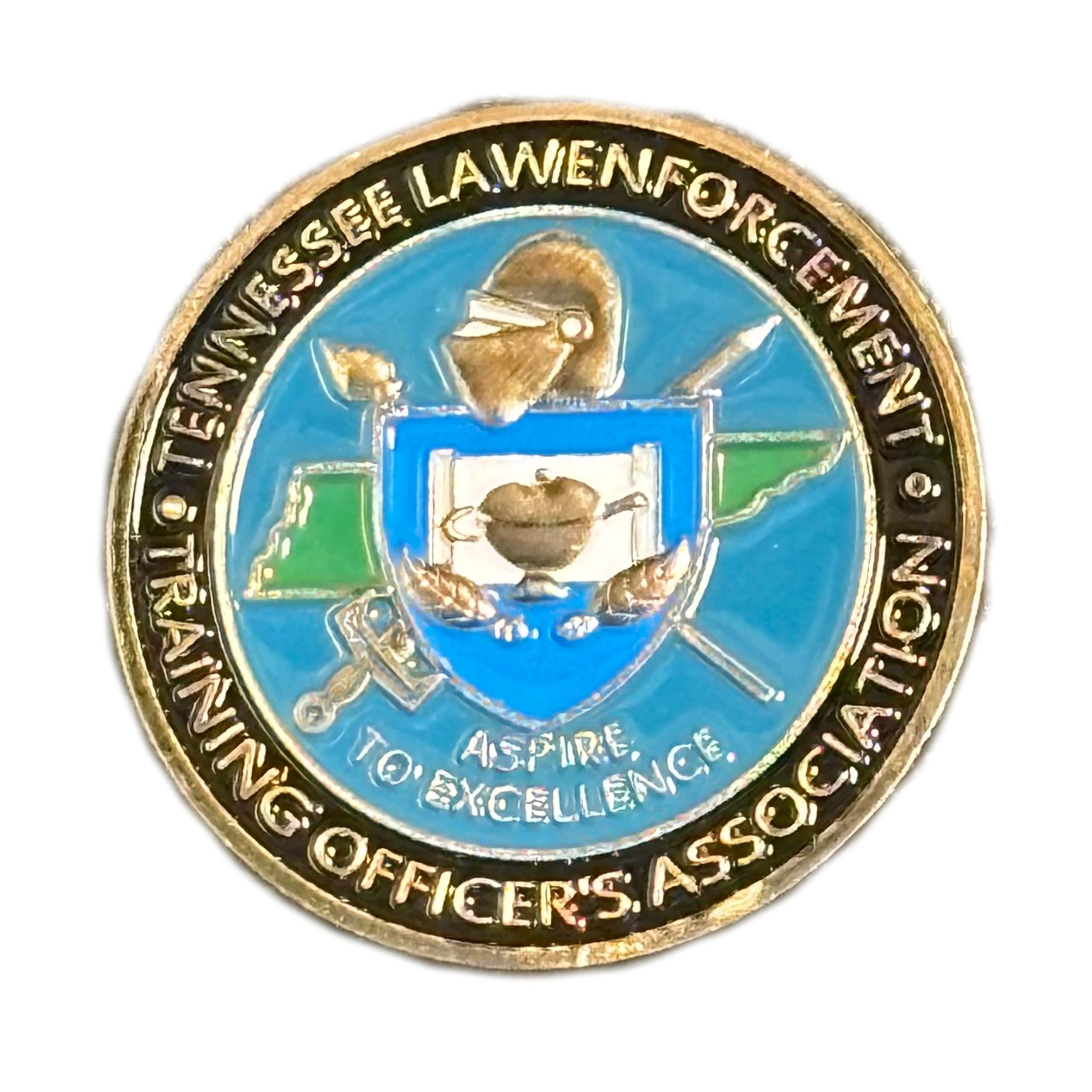 Tennessee Law Enforcement Training Officers Association Gold Plated Coin All Products Tennessee Law Enforcement Training Officers Association Gold Plated Coin All Products