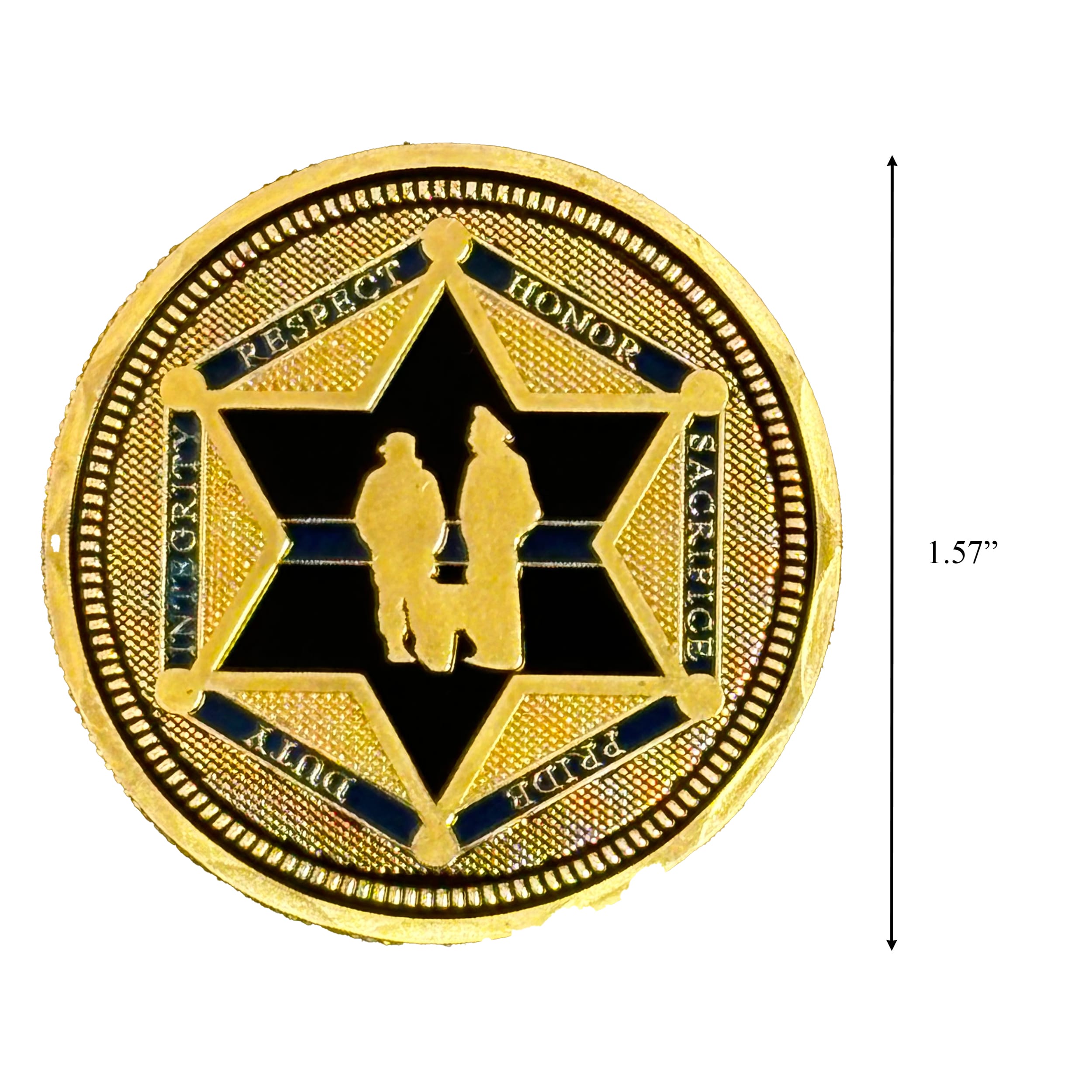 US Police Prayer Challenge Commemorative Gold Plated Coin All Products US Police Prayer Challenge Commemorative Gold Plated Coin All Products 2