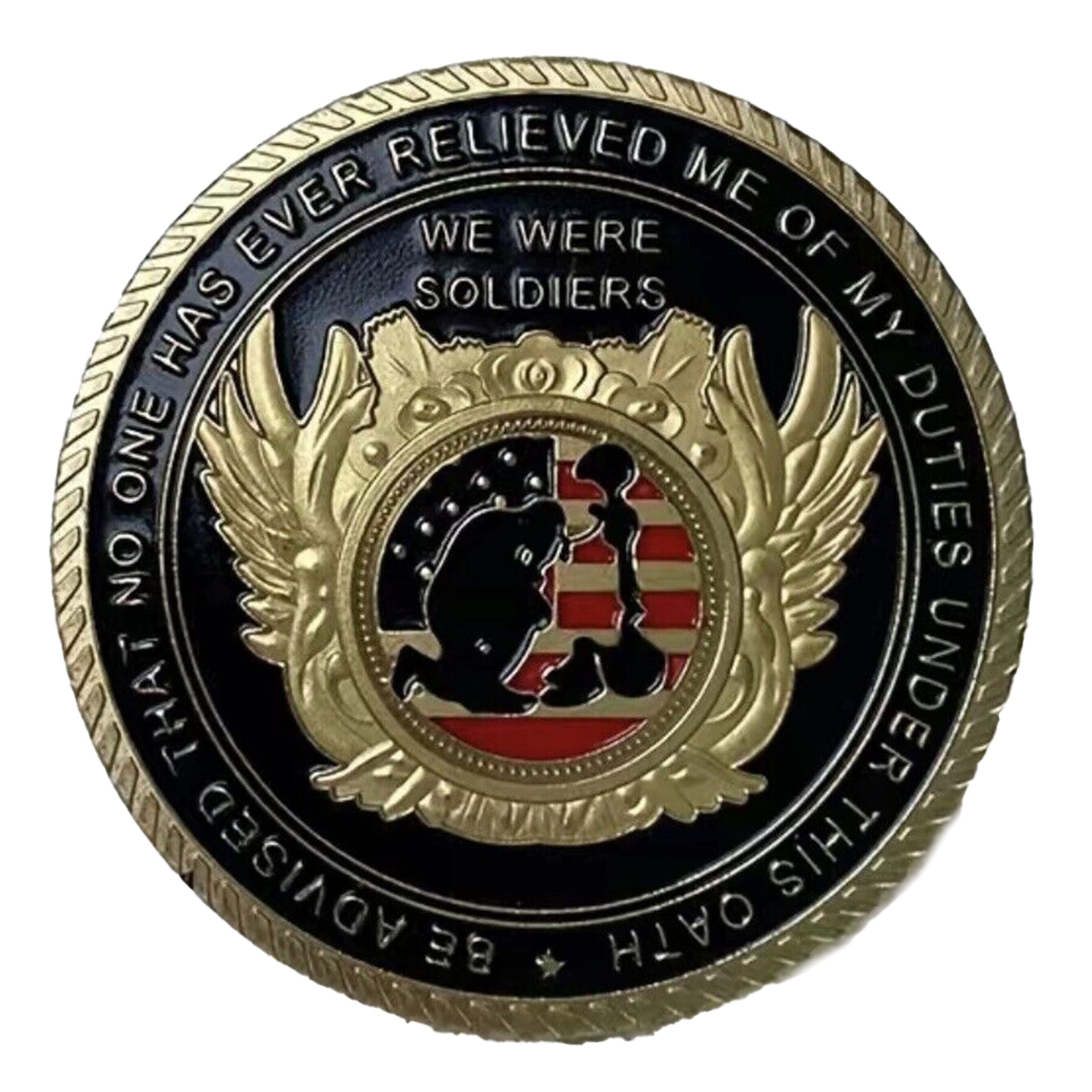 US Veteran Military Challenge Soldiers Oath Commemorative Gold Plated Coin All Products US Veteran Military Challenge Soldiers Oath Commemorative Gold Plated Coin All Products