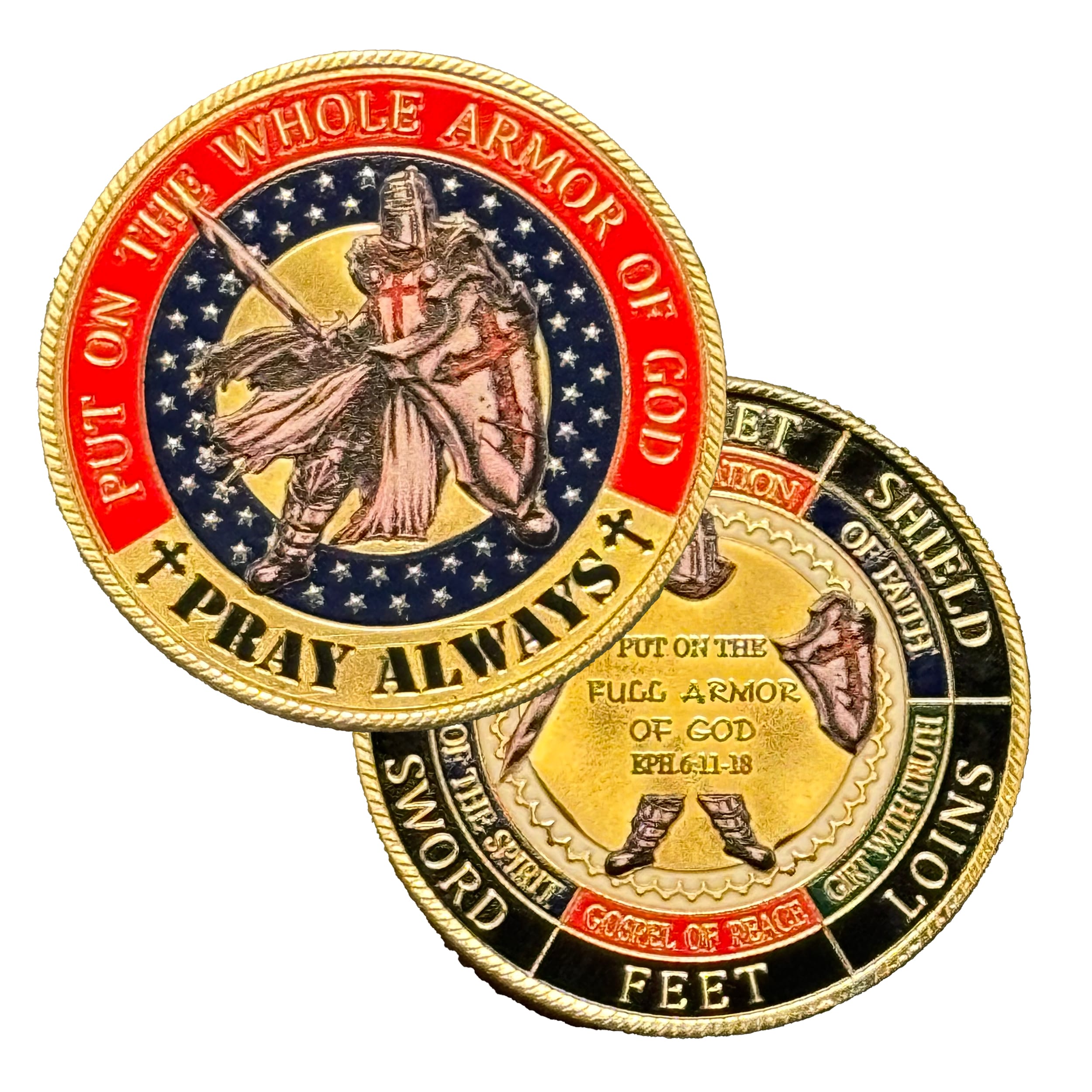 Victory Edition Put on the Whole Armor of God Christian God Plated Coin All Products Victory Edition Put on the Whole Armor of God Christian God Plated Coin All Products 4