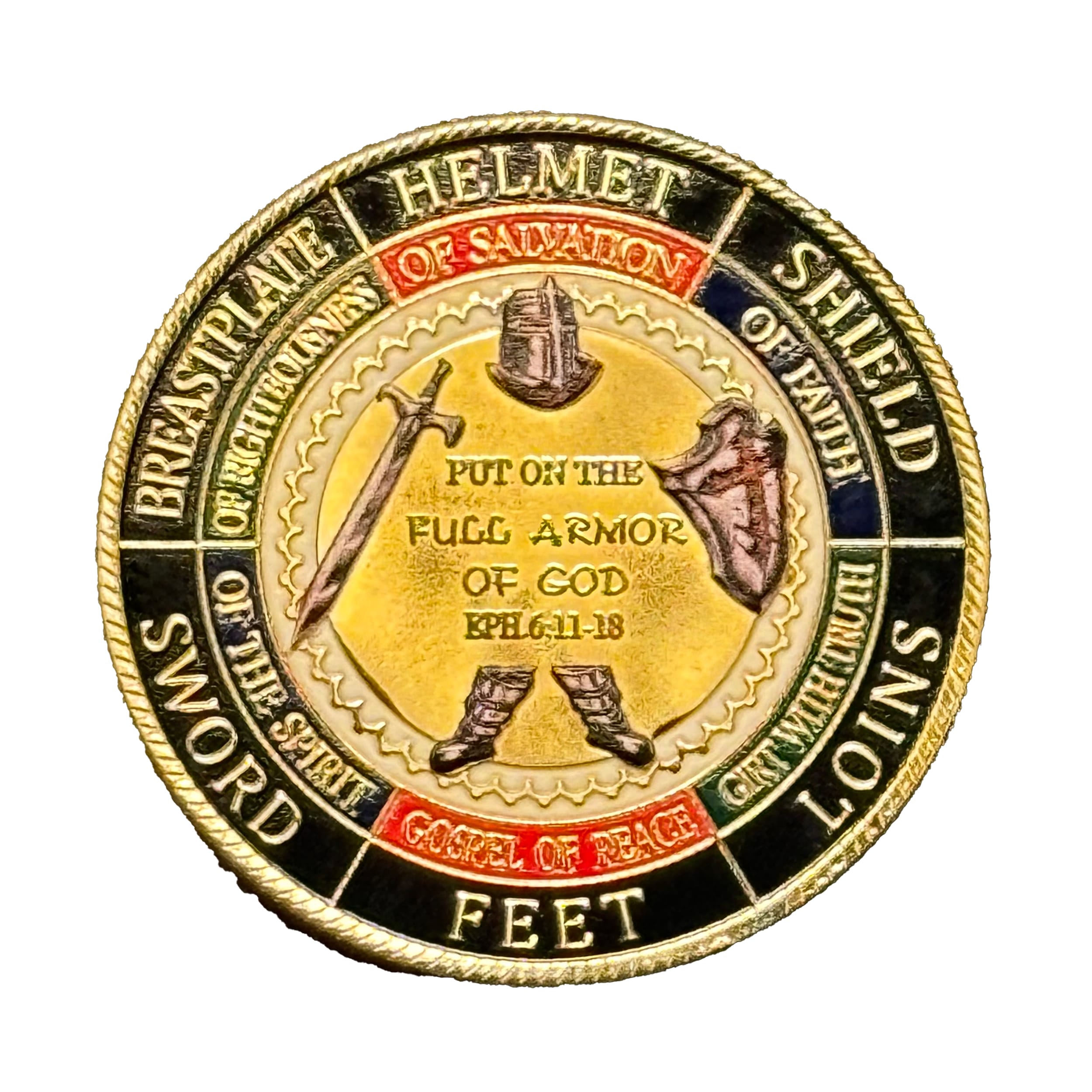 Victory Edition Put on the Whole Armor of God Christian God Plated Coin All Products Victory Edition Put on the Whole Armor of God Christian God Plated Coin All Products 2
