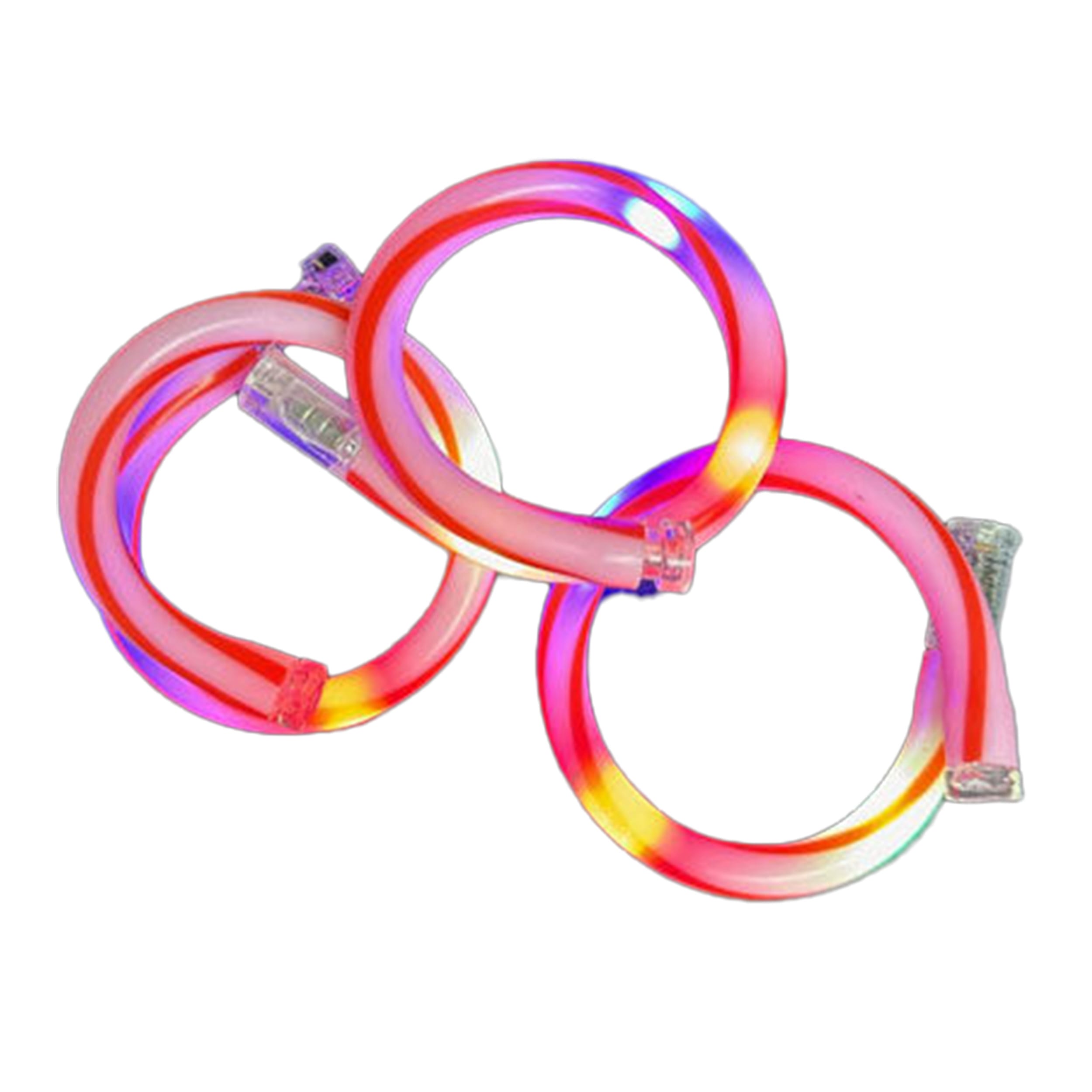 Light Up Christmas Candy Cane Tube Bracelet with Multicolor LEDs All Products Light Up Christmas Candy Cane Tube Bracelet with Multicolor LEDs All Products 2