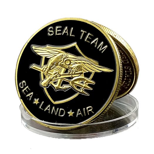 SEAL Team Challenge Commemorative Gold Plated Coin All Products 3
