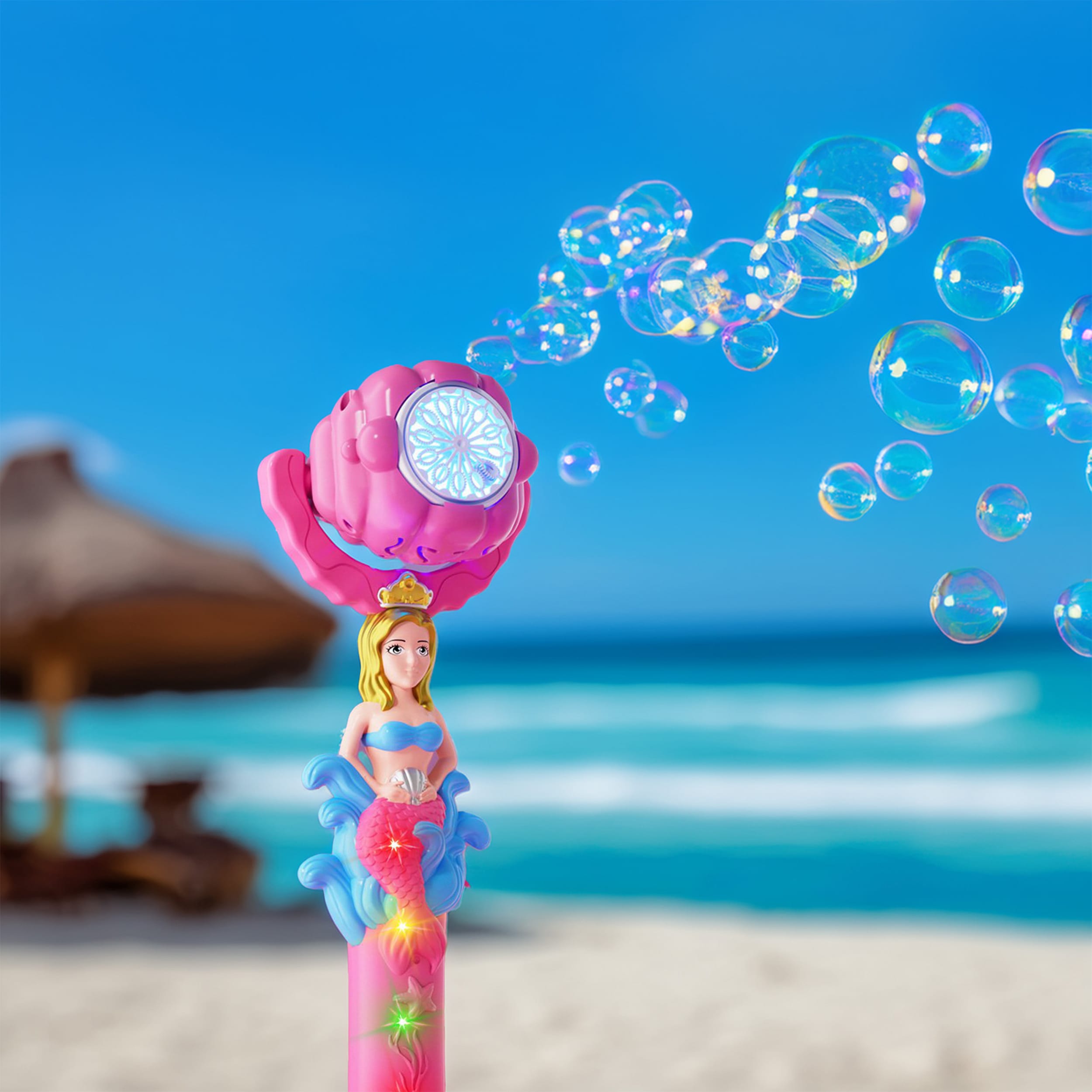 Light Up Seashell Mermaid Bubble Wand All Products Light Up Seashell Mermaid Bubble Wand All Products 5