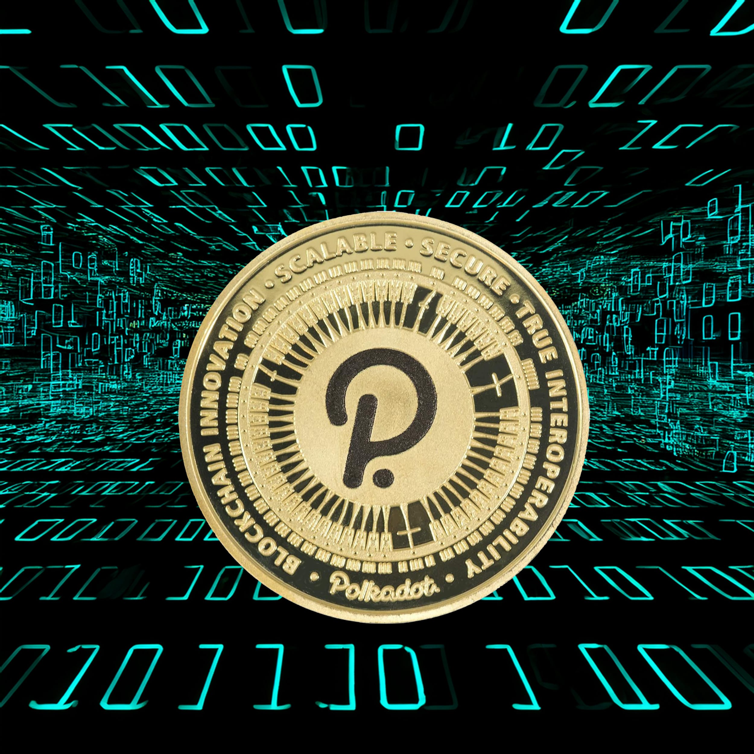Polkadot Blockchain Crypto Gold Plated Coin All Products Polkadot Blockchain Crypto Gold Plated Coin All Products 5